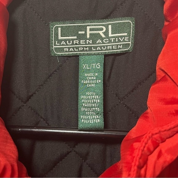 Lauren Ralph Lauren Active Red Belted Jacket, Size XL, Excellent Condition - Picture 6 of 6